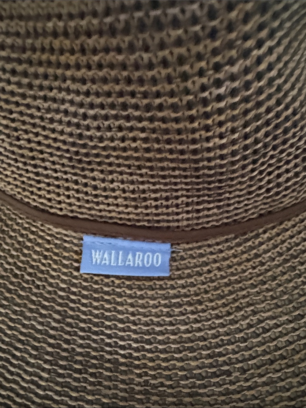 Brown Woven Fedora Hat - Picture 3 of 6